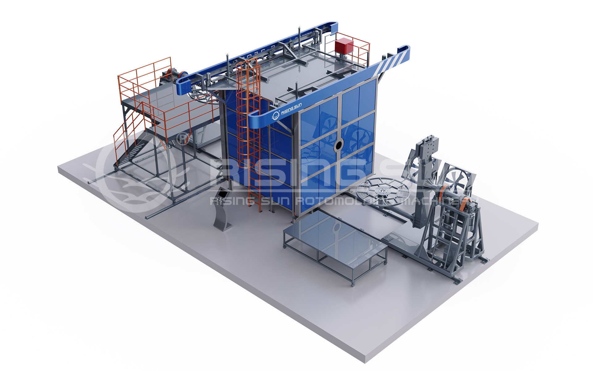 Shuttle Rotomolding Machine