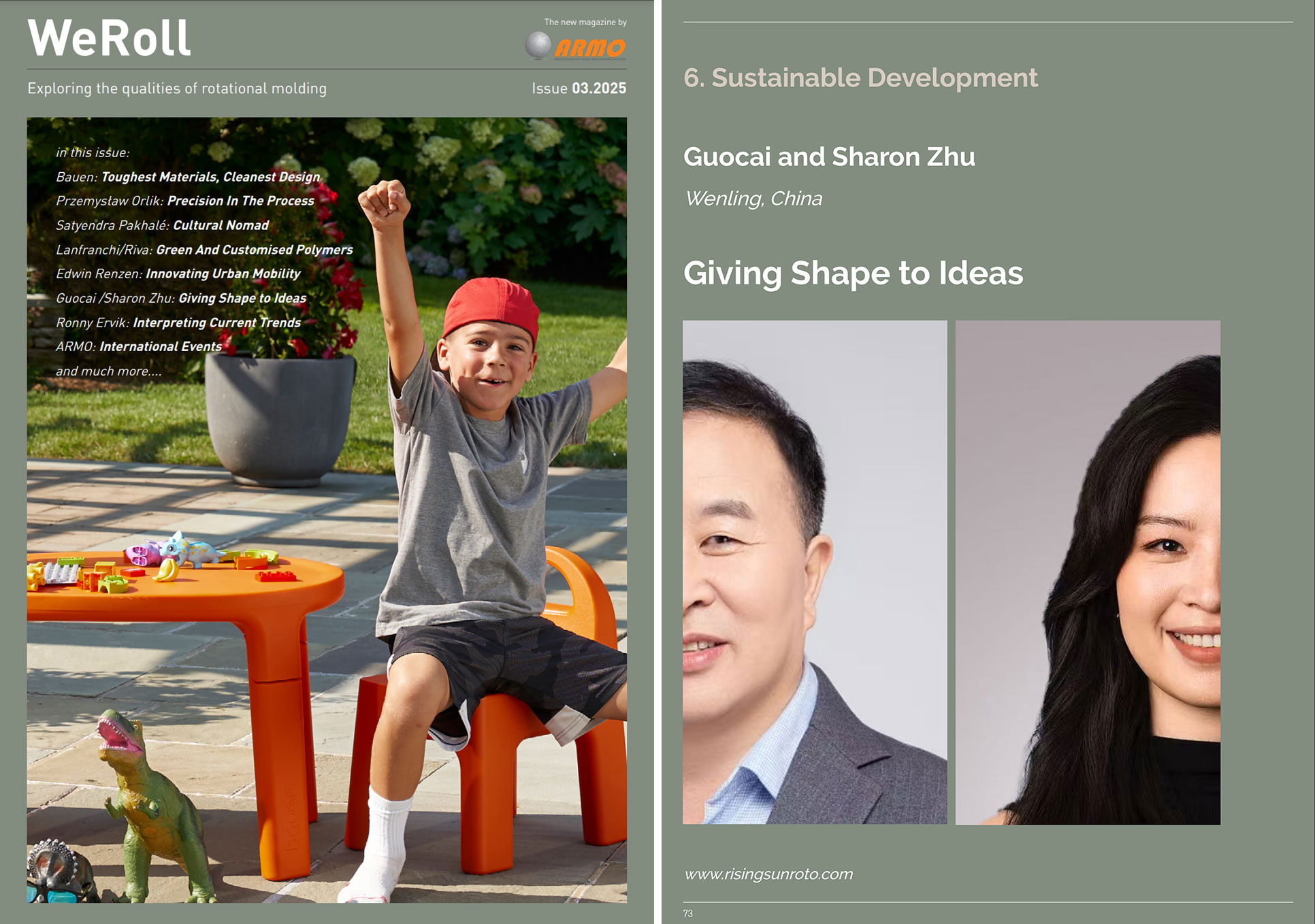 Our feature in We Roll Magazine is now live!——Interview to Sharon Zhu